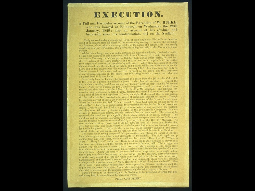 Execution Of Burke Surgeons Hall