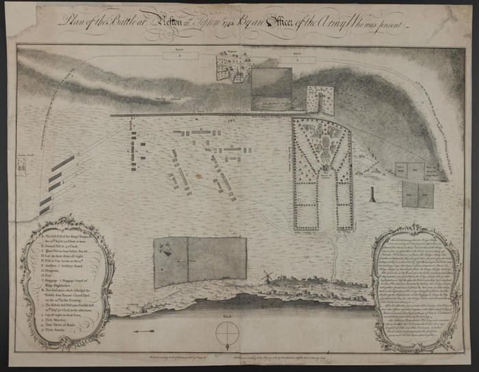Plan of the Battle at Prestonpans, by an Officer of the Army who was present.